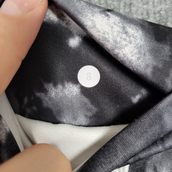 LULULEMON Sunshine Salutation Crop Leggings Full-On Luxtreme Dusk Black SIZE 8 - Picture 12 of 12
